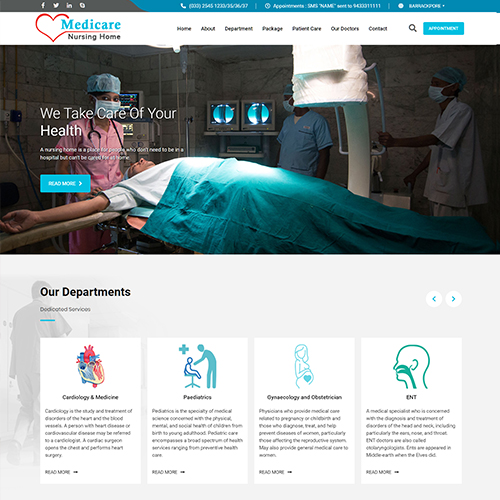 Medicare Nursing Home by Webappssol